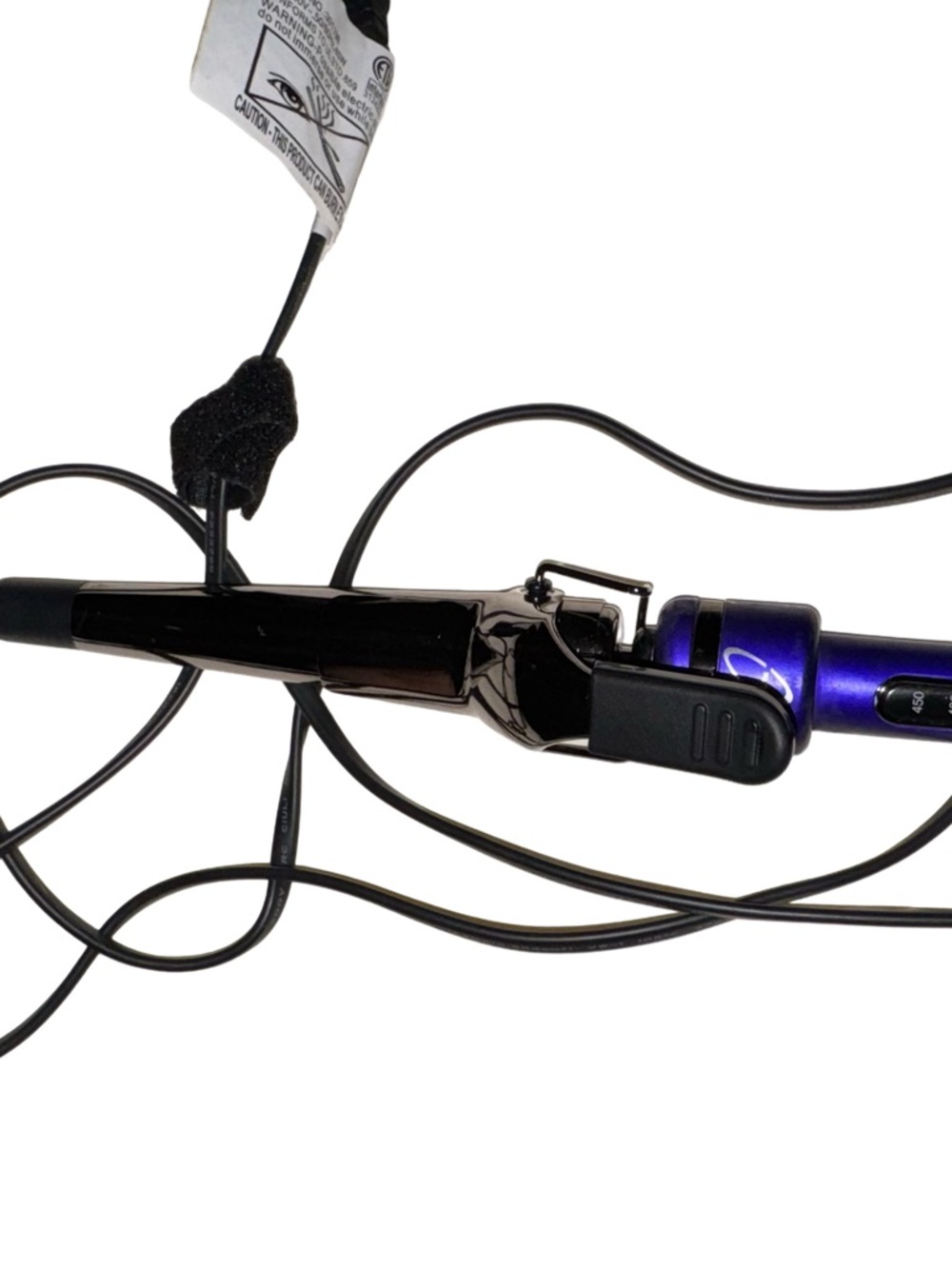 Ion Titanium Tapered Curling Wand Swivel Cord 300-450 Degrees       SELLING: $15